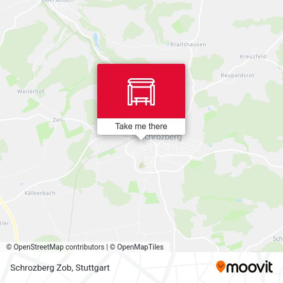 Карта Schrozberg Zob