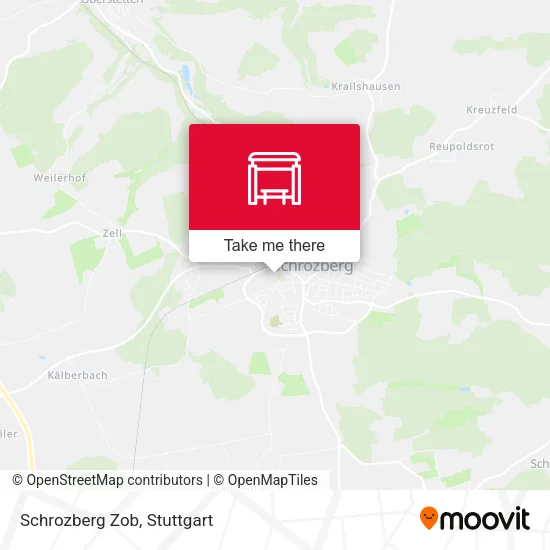 Карта Schrozberg Zob