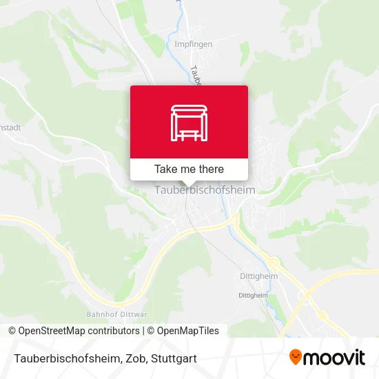 Карта Tauberbischofsheim, Zob