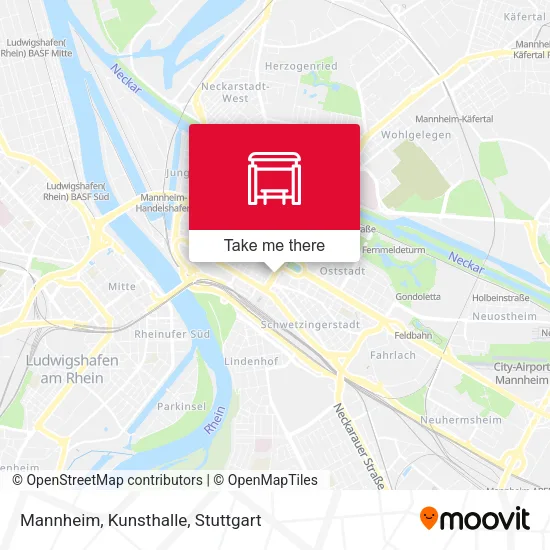 Карта Mannheim, Kunsthalle