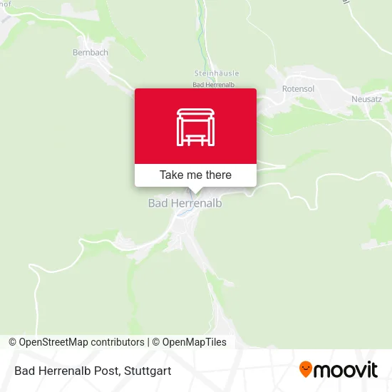 Карта Bad Herrenalb Post