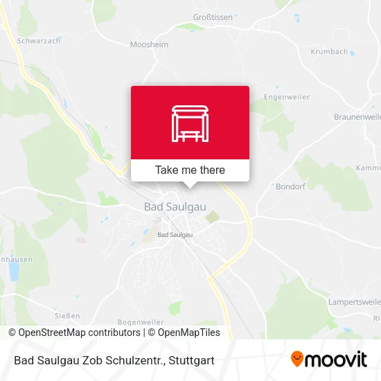 Карта Bad Saulgau Zob Schulzentr.