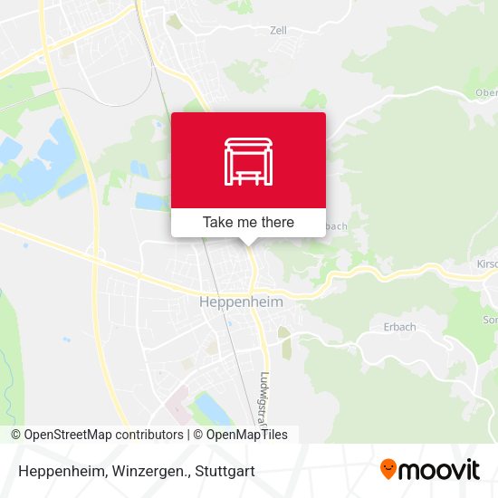 Карта Heppenheim, Winzergen.