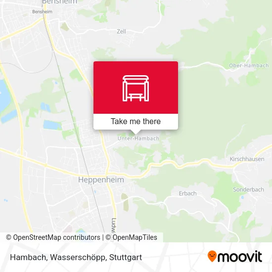 Карта Hambach, Wasserschöpp