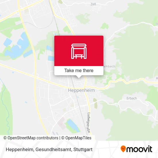 Карта Heppenheim, Gesundheitsamt
