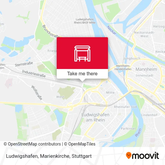 Карта Ludwigshafen, Marienkirche