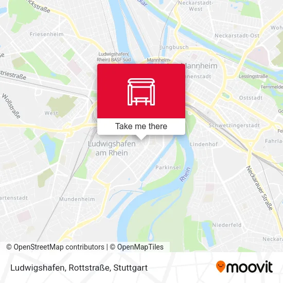 Карта Ludwigshafen, Rottstraße