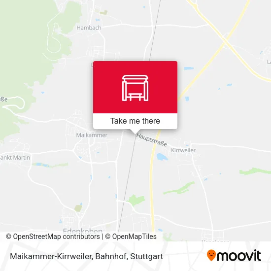 Карта Maikammer-Kirrweiler, Bahnhof