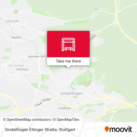Карта Sindelfingen Eltinger Straße