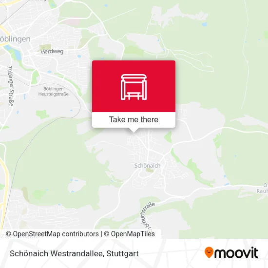 Карта Schönaich Westrandallee