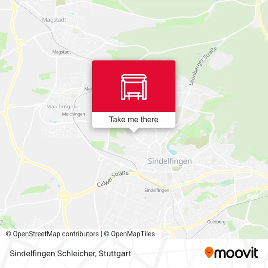 Карта Sindelfingen Schleicher