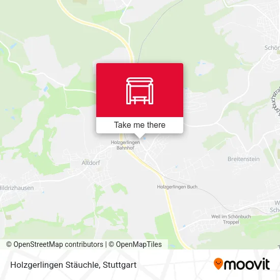 Карта Holzgerlingen Stäuchle
