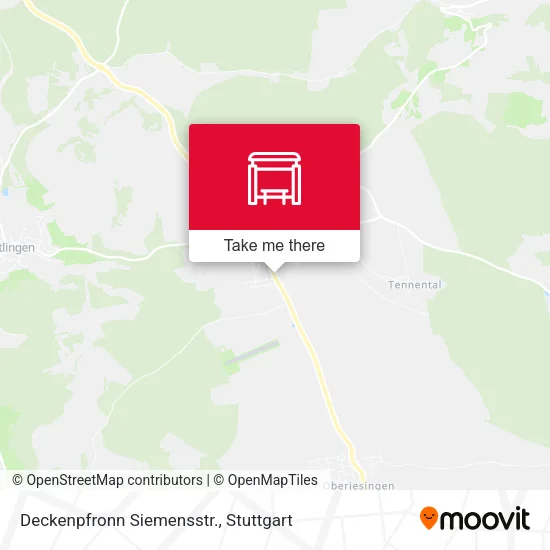 Карта Deckenpfronn Siemensstr.