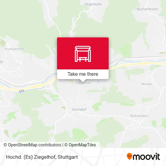 Карта Hochd. (Es) Ziegelhof
