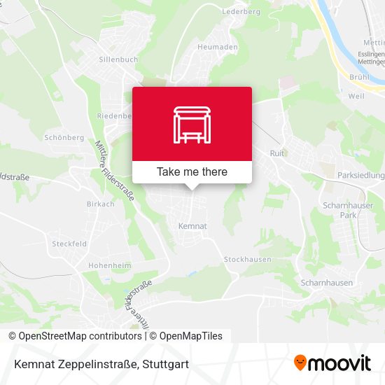Карта Kemnat Zeppelinstraße