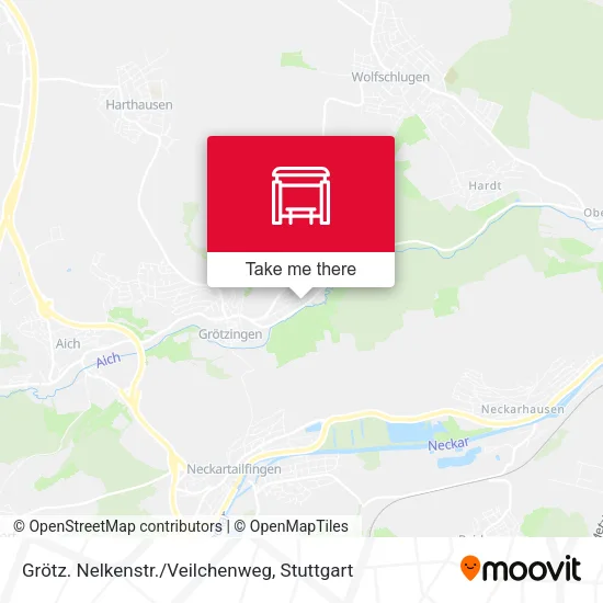 Карта Grötz. Nelkenstr./Veilchenweg
