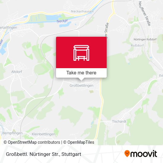Карта Großbettl. Nürtinger Str.