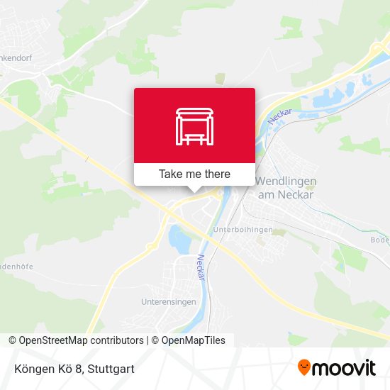 Карта Köngen Kö 8