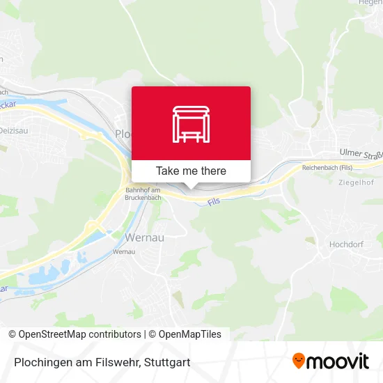 Карта Plochingen am Filswehr