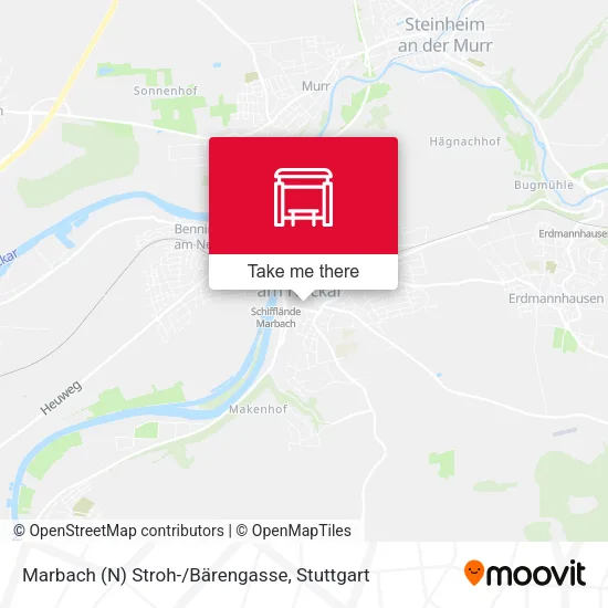 Карта Marbach (N) Stroh-/Bärengasse