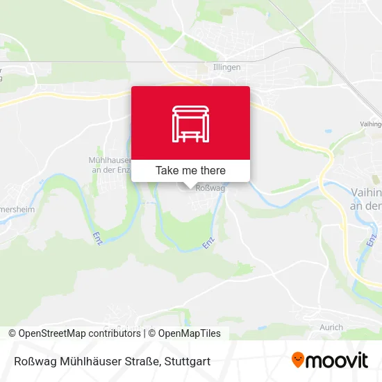 Карта Roßwag Mühlhäuser Straße