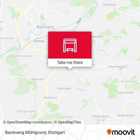 Карта Backnang Mühlgrund