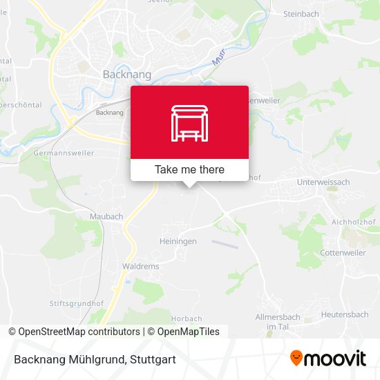 Карта Backnang Mühlgrund