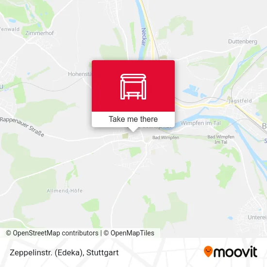 Карта Zeppelinstr. (Edeka)
