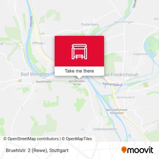 Карта Bruehlstr. 2 (Rewe)