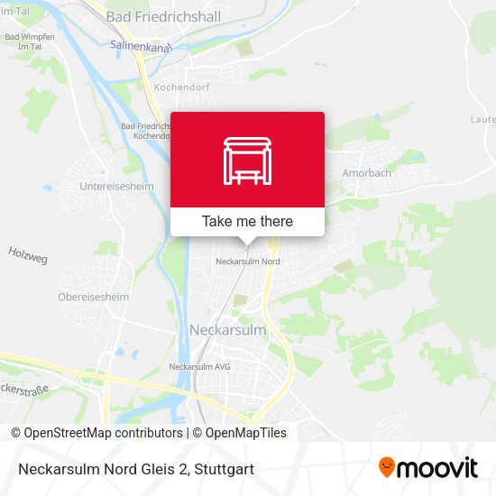 Карта Neckarsulm Nord Gleis 2