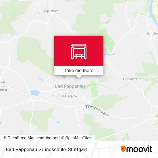 Карта Bad Rappenau Grundschule