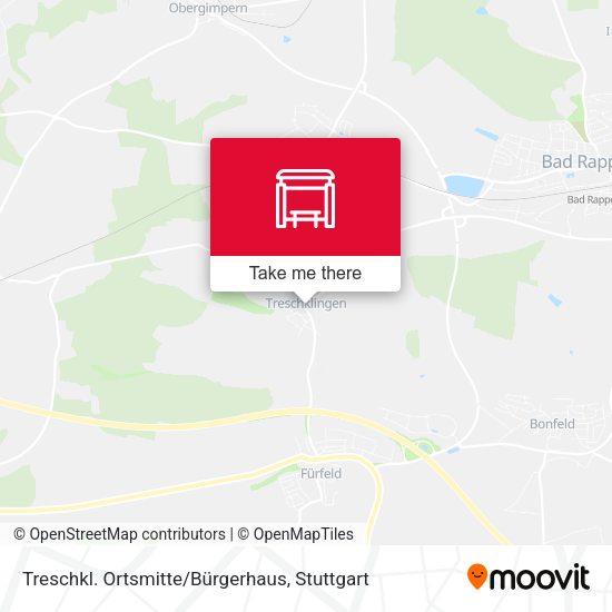Карта Treschkl. Ortsmitte/Bürgerhaus