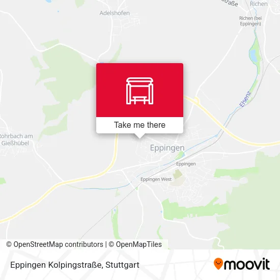 Карта Eppingen Kolpingstraße