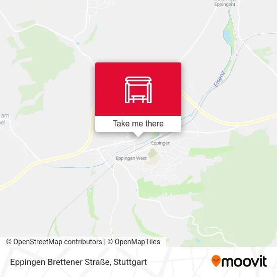 Карта Eppingen Brettener Straße