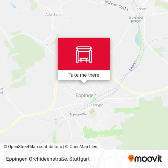 Карта Eppingen Orchideenstraße