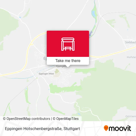 Карта Eppingen Hotschenbergstraße