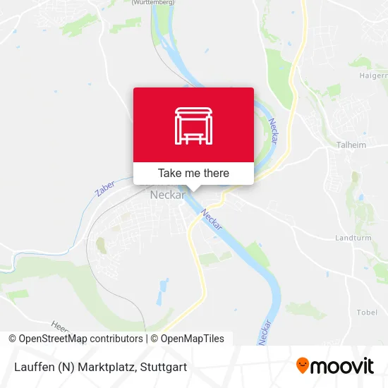 Карта Lauffen (N) Marktplatz