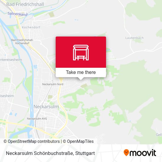 Карта Neckarsulm Schönbuchstraße