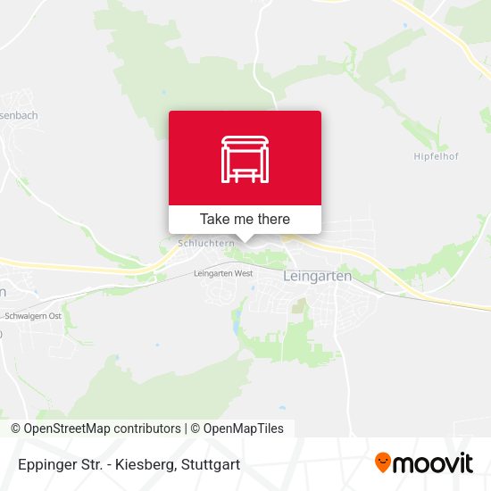 Карта Eppinger Str. - Kiesberg