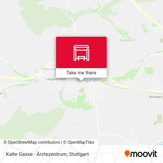 Карта Kalte Gasse - Ärztezentrum