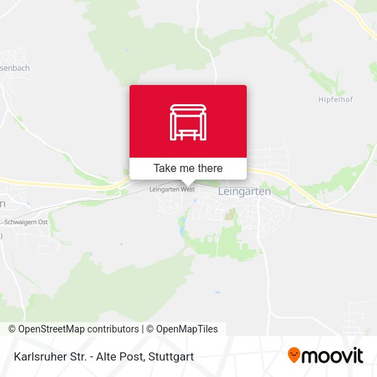Карта Karlsruher Str. - Alte Post