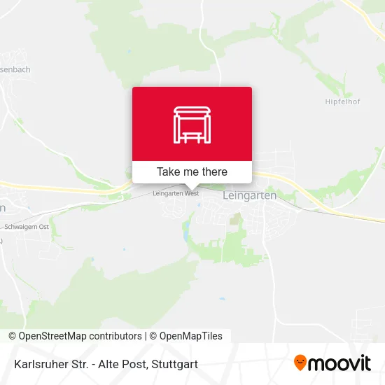 Карта Karlsruher Str. - Alte Post