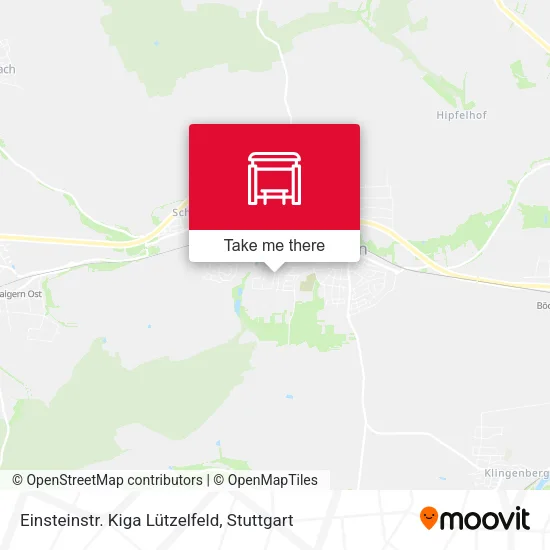 Карта Einsteinstr. Kiga Lützelfeld