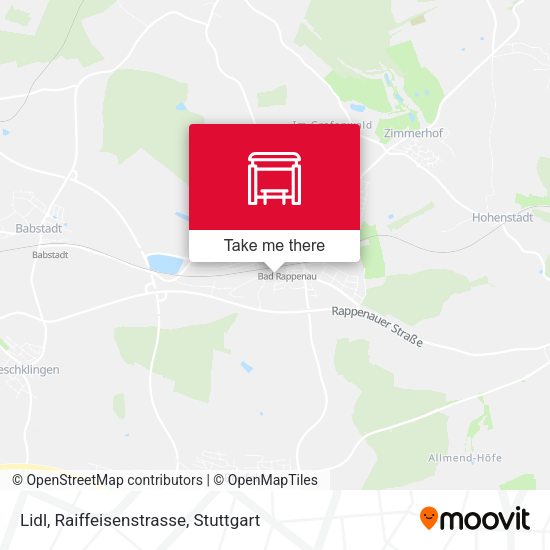 Карта Lidl, Raiffeisenstrasse