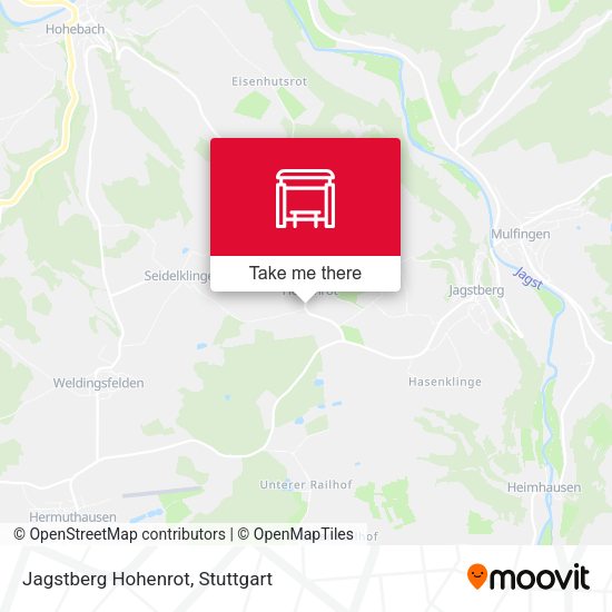 Карта Jagstberg Hohenrot