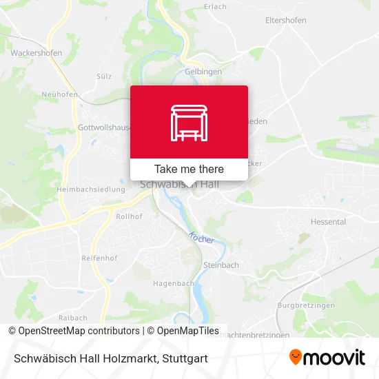 Карта Schwäbisch Hall Holzmarkt