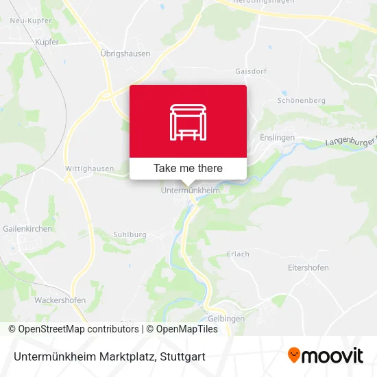 Карта Untermünkheim Marktplatz