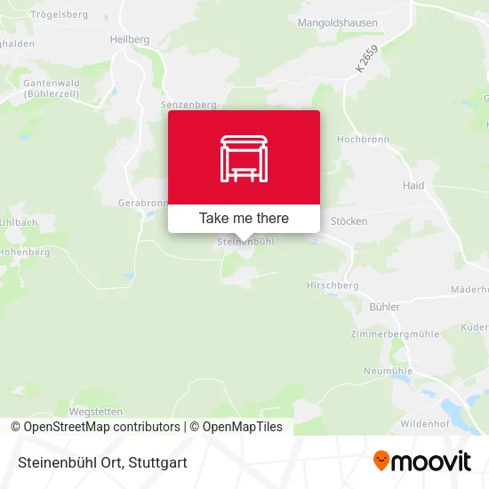 Карта Steinenbühl Ort