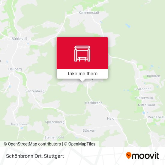 Карта Schönbronn Ort