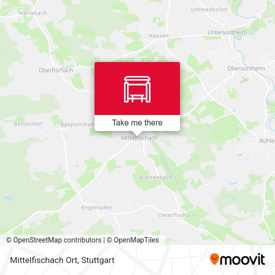 Карта Mittelfischach Ort
